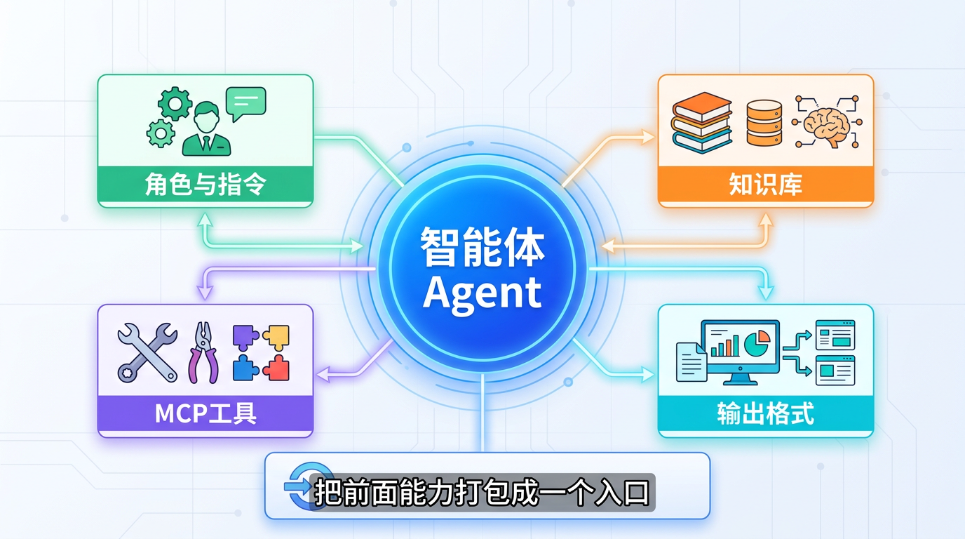 智能体：把能力打包成一个入口